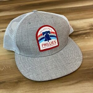Philadelphia Phillies New Era Trucker Hat Baseball Brotherly Love Patch Snapback